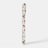 Weibliche Holzpolstermuster iPhone 15 Hülle (Rechte Seite)