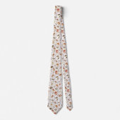 Weibliche Holzpolstermuster Krawatte (Vorderseite)