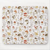 Weibliche Holzpolstermuster Mousepad (Vorne)