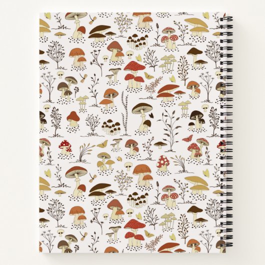 Weibliche Holzpolstermuster Notizblock (Rückseite)