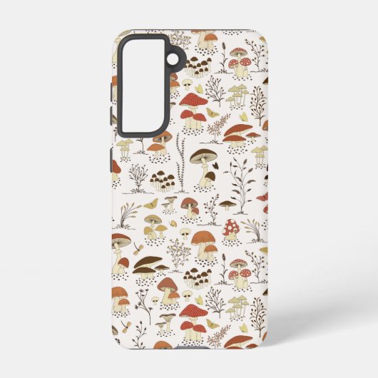 Weibliche Holzpolstermuster Samsung Galaxy Hülle (Rückseite)