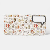 Weibliche Holzpolstermuster Samsung Galaxy Hülle (Rückseite (Horizontal))