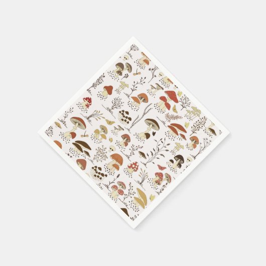 Weibliche Holzpolstermuster Serviette (Ecke)