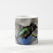 Weibliche Hummingbird in Pflaume Kaffeetasse (Mittel)
