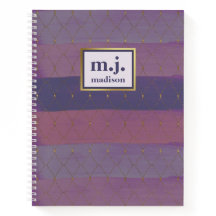 Weibliche Imitate Gold mit Lila Pinselstrichen