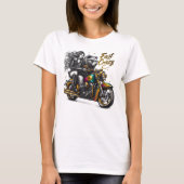 Weibliche in zwei Rädern T-Shirt (Vorderseite)