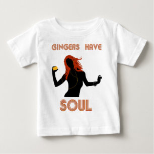 Weibliche Ingwer haben Soul Baby T-shirt