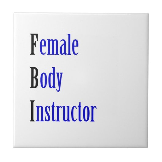 Weibliche Körperpflegerin Fliese (Vorderseite)