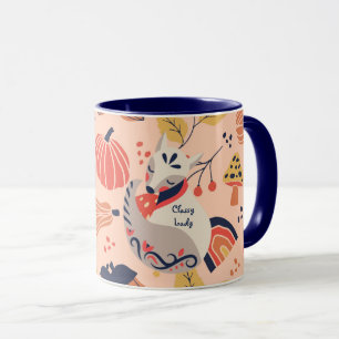 Weibliche Lehrerin Geschenk CLASSY LADY Hygge Fox Tasse