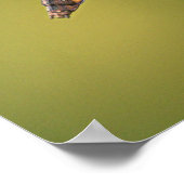 Weibliche Libelle Drachenfliege Poster (Ecke)