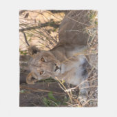 Weibliche Lion Blanket Fleecedecke (Vorderseite)