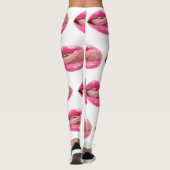 Weibliche Lippen Leggings (Rückseite)
