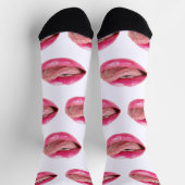 Weibliche Lippen Socken (Oben)