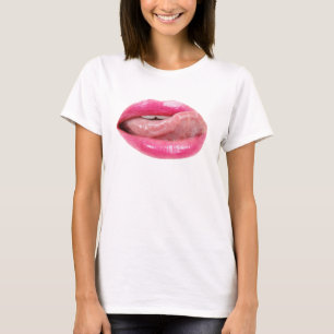 Weibliche Lippen T-Shirt