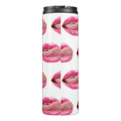Weibliche Lippen Thermosbecher (Rückseite)