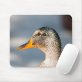 Weibliche Mallard Mousepad (Mit Mouse)