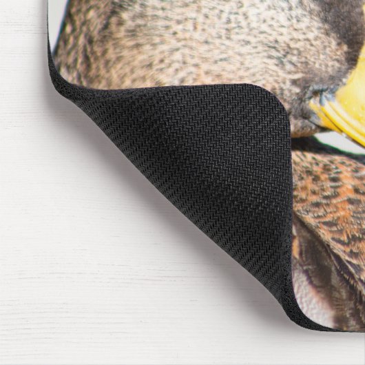 Weibliche Mallard Mousepad (Ecke)
