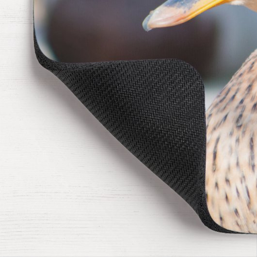 Weibliche Mallard Mousepad (Ecke)