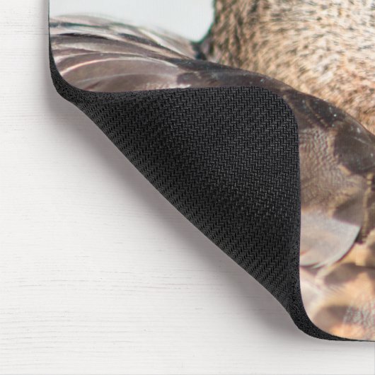 Weibliche Mallard Mousepad (Ecke)