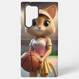 Weibliche Netball-Katze, Samsung Galaxy Hülle