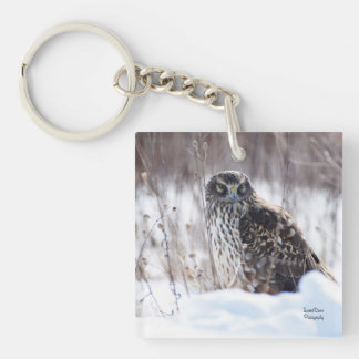 Weibliche Nördliche Harrier Schlüsselanhänger