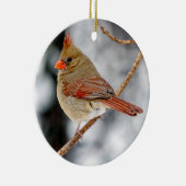 Weibliche Ornamente des nördlichen Kardinals (Rechts)