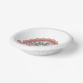 Weibliche Papierhüllen Pappteller (Gewinkelt)