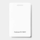 Weibliche Pfarrer Ausweis (Back)