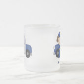 Weibliche Polizeibeamte-T-Shirts und Geschenke Mattglastasse (Mittel)