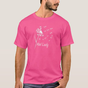 Weibliche Postzustellerin Zustellung Postdame 2 T-Shirt