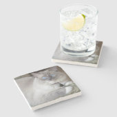 Weibliche Ragdoll Katze Steinuntersetzer (Seitenansicht)