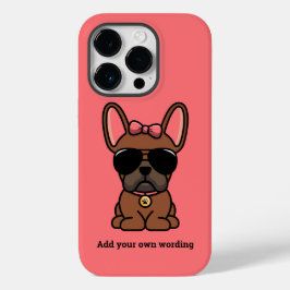 Weibliche Red Fawn French Bulldog Case-Mate iPhone 14 Pro Hülle