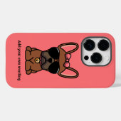 Weibliche Red Fawn French Bulldog Case-Mate iPhone Hülle (Rückseite (Horizontal))
