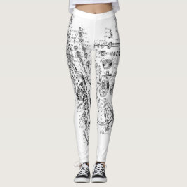 Weibliche Reiterart der Ducati Leggings