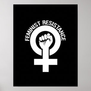Weibliche Resistenz - feministische Resistenz — we Poster