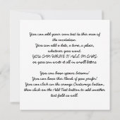 Weibliche Richter-Strichmännchen-Einladung Einladung (Rückseite)