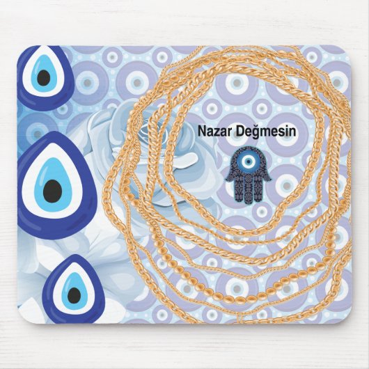 Weibliche Rose Mousepad (Vorne)