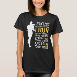 Weibliche Runner Girl Frauen, die ich nicht rennen T-Shirt