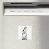 Weibliche Sans-Culotte, 1792 Magnet (In Situ (Geschirrspüler))