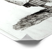 Weibliche Sans-Culotte, 1792 Poster (Ecke)