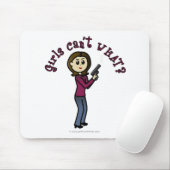 Weibliche Scharpschoten Mousepad (Mit Mouse)