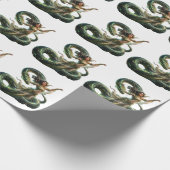 Weibliche Schlange Geschenkpapier (Ecke)