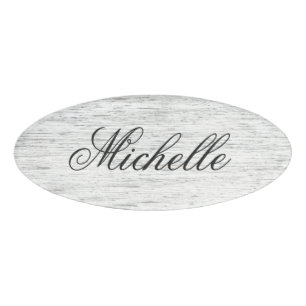 Weibliche Schrift verwitterte Treibholz Namenschild