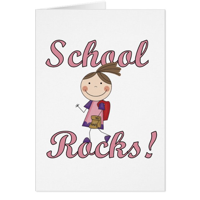 Weibliche Schule schaukelt T-Shirts und Geschenke (Vorne)