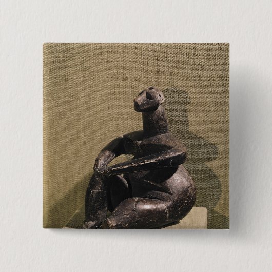 Weibliche Sitzzahl, 3500-2500 BC Button (Vorderseite)