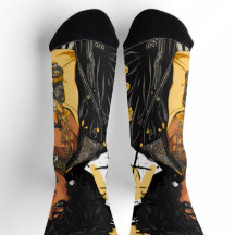 weibliche Socken, städtische Schönheit, Grafitti, 
