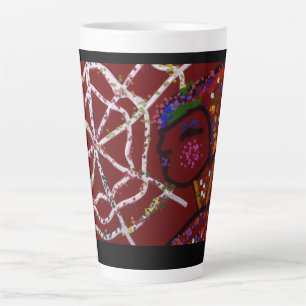 Weibliche Spinne Pharao Milchtasse