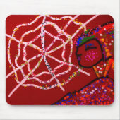 Weibliche Spinne Pharao Mousepad (Vorne)
