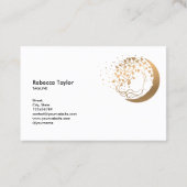 weibliche spirituelle Frau Leben Coach Baum b Visitenkarte (Rückseite)