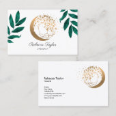 weibliche spirituelle Frau Leben Coach Baum b Visitenkarte (Vorne/Hinten)